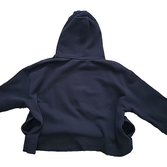 Disney 100 Friend Cropped Hoodie Womens XL Black Pullover Embroidered Characters - Picture 16 of 16